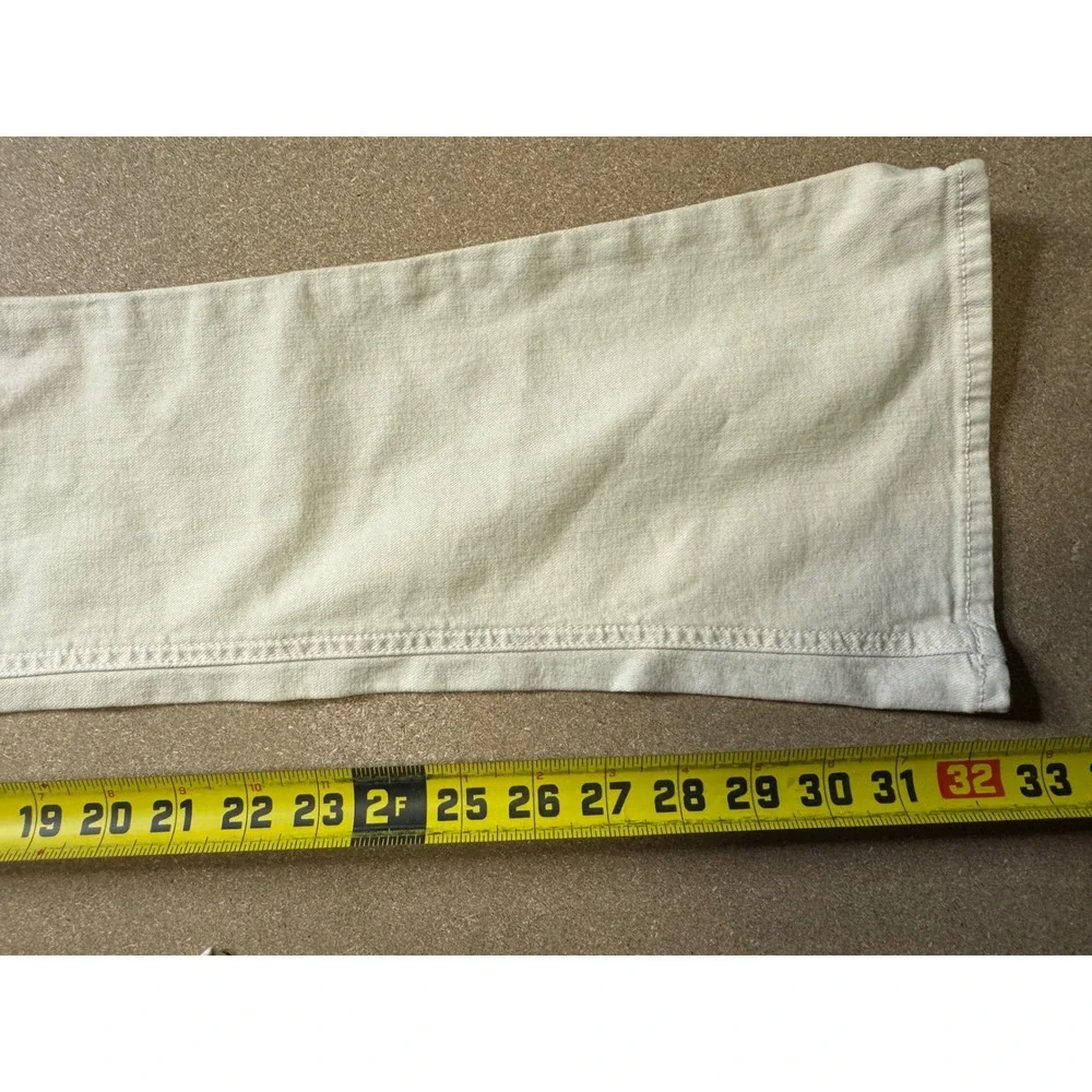 Mother The Runaway Flare Jeans‎ So Far Gone Ivory Off White Denim Size 29